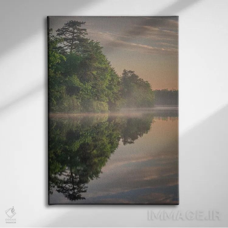 تابلو دکوراتیو New Jersey, Pinelands National Reserve. Sunrise Reflections… اثر جینز گالری - نمای روبهرو روی دیوار