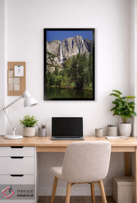 تابلو دکوراتیو California, Yosemite National Park. Yosemite Falls And Merce… اثر جینز گالری - D6B