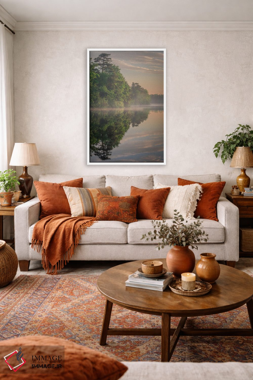 تابلو دکوراتیو New Jersey, Pinelands National Reserve. Sunrise Reflections… اثر جینز گالری - D2W