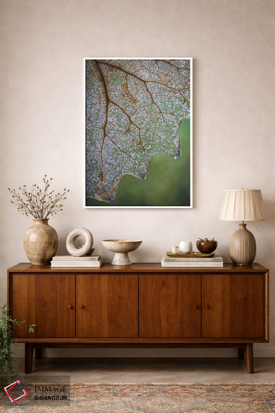 تابلو دکوراتیو Washington State, Seabeck Skeletonized Vanilla Leaf Close-Up… اثر جینز گالری - D1W