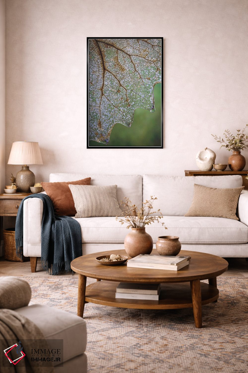 تابلو دکوراتیو Washington State, Seabeck Skeletonized Vanilla Leaf Close-Up… اثر جینز گالری - D4B