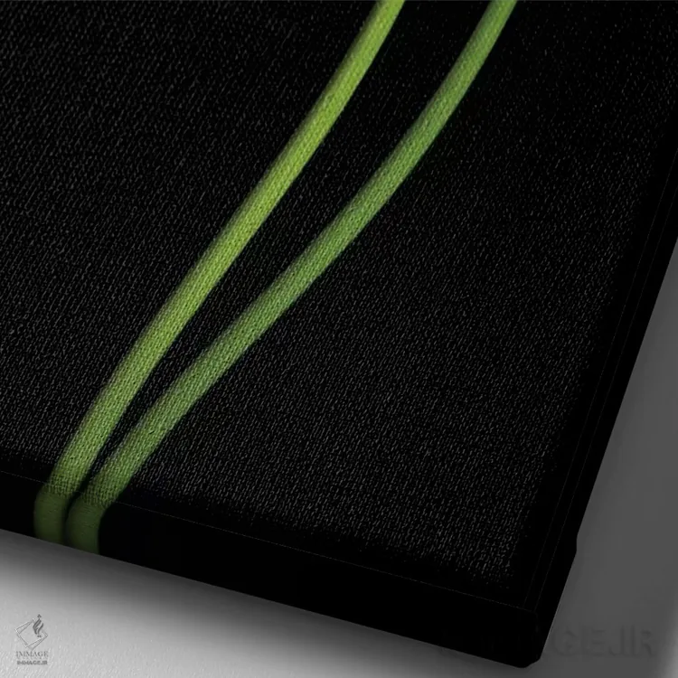 تابلو دکوراتیو آمریکا، کالیفرنیا. دو گل کالا لیلی اثر جینز گالری - نمای نزدیک بافت بوم