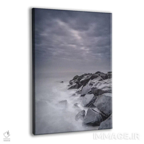 تابلو دکوراتیو آمریکا، نیوجرسی، ساحل ملی کیپ می. منظره ساحلی توفانی اثر جینز گالری - نمای پرسپکتیو محصول