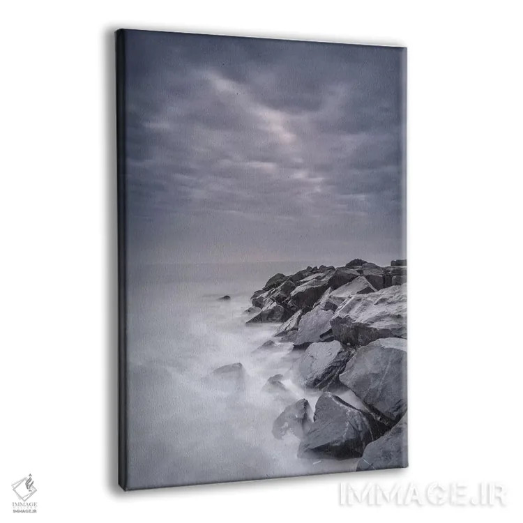 تابلو دکوراتیو آمریکا، نیوجرسی، ساحل ملی کیپ می. منظره ساحلی توفانی اثر جینز گالری - نمای پرسپکتیو محصول