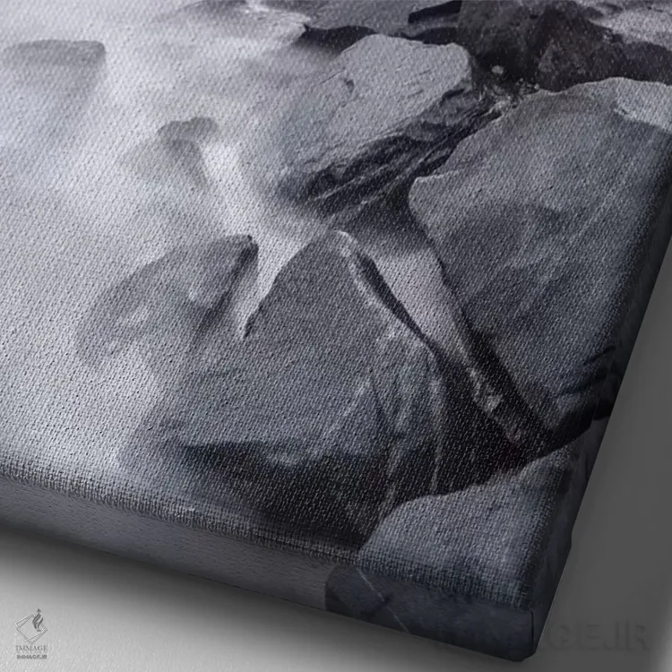 تابلو دکوراتیو آمریکا، نیوجرسی، ساحل ملی کیپ می. منظره ساحلی توفانی اثر جینز گالری - نمای نزدیک بافت بوم