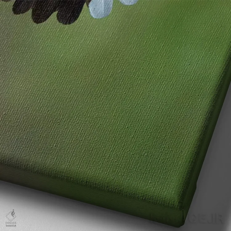 تابلو دکوراتیو کارائیب، کاستاریکا. زنبورک سابر وینگ بنفش در حال تغذیه اثر جینز گالری - نمای نزدیک بافت بوم