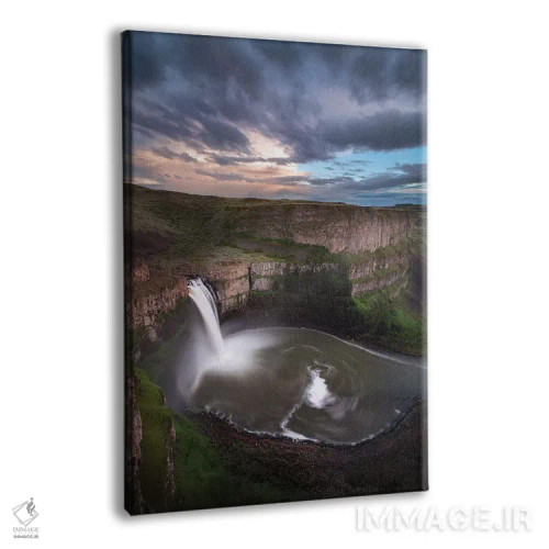 تابلو دکوراتیو Washington State. Palouse Falls at sunset.,ایالات متحده، ایا… اثر جینز گالری - نمای پرسپکتیو محصول
