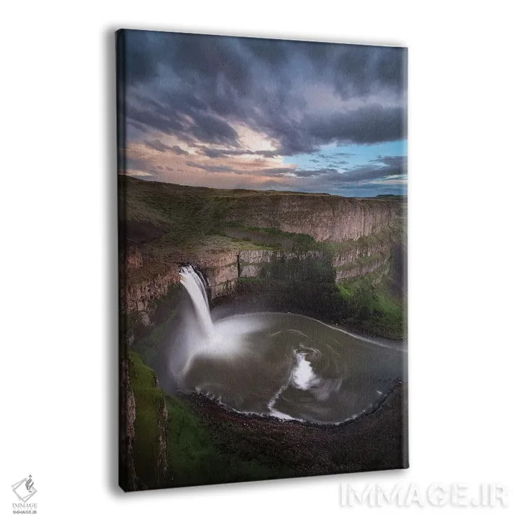 تابلو دکوراتیو Washington State. Palouse Falls at sunset.,ایالات متحده، ایا… اثر جینز گالری - نمای پرسپکتیو محصول