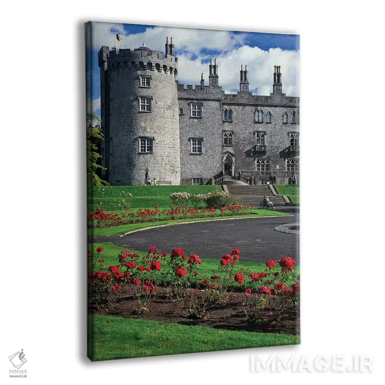 تابلو دکوراتیو Kilkenny. View Of Kilkenny Castle.,ایرلند، کیلکنی. نمای قلعه… اثر جینز گالری - نمای پرسپکتیو محصول