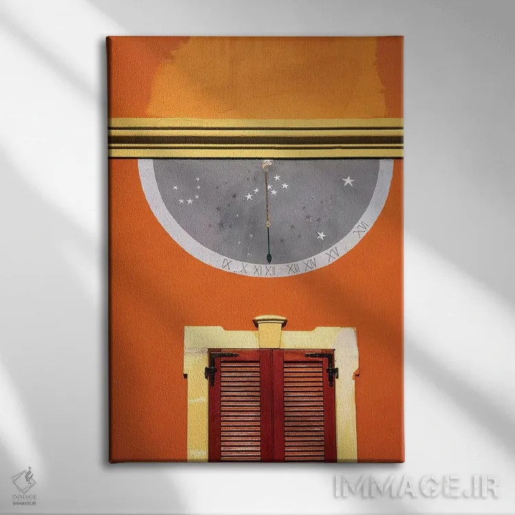 تابلو دکوراتیو Lago di Orta. Calendar on wall above doorway.,ایتالیا، دریاچ… اثر جینز گالری - نمای روبهرو روی دیوار