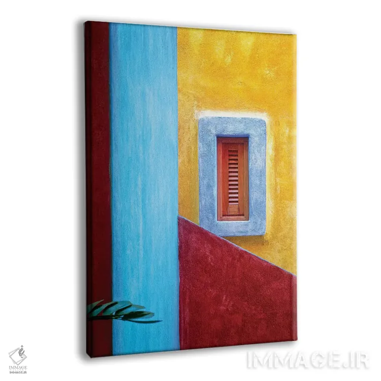 تابلو دکوراتیو Costalegre. Colorful hotel walls.,مکزیک، کوستالگره. دیوارهای… اثر جینز گالری - نمای پرسپکتیو محصول