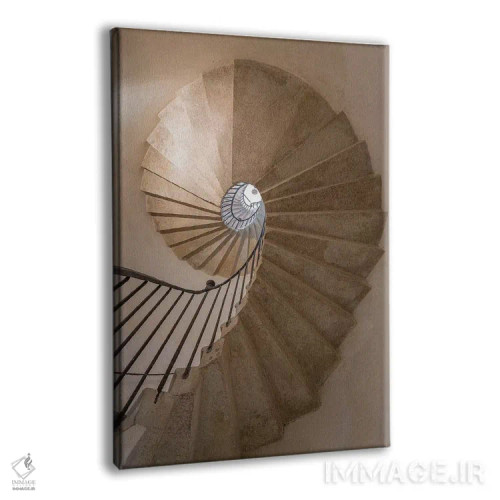 تابلو دکوراتیو Venice. Spiral stairwell.,ایتالیا، ونیز. راه پله پیچ دار اثر جینز گالری - نمای پرسپکتیو محصول