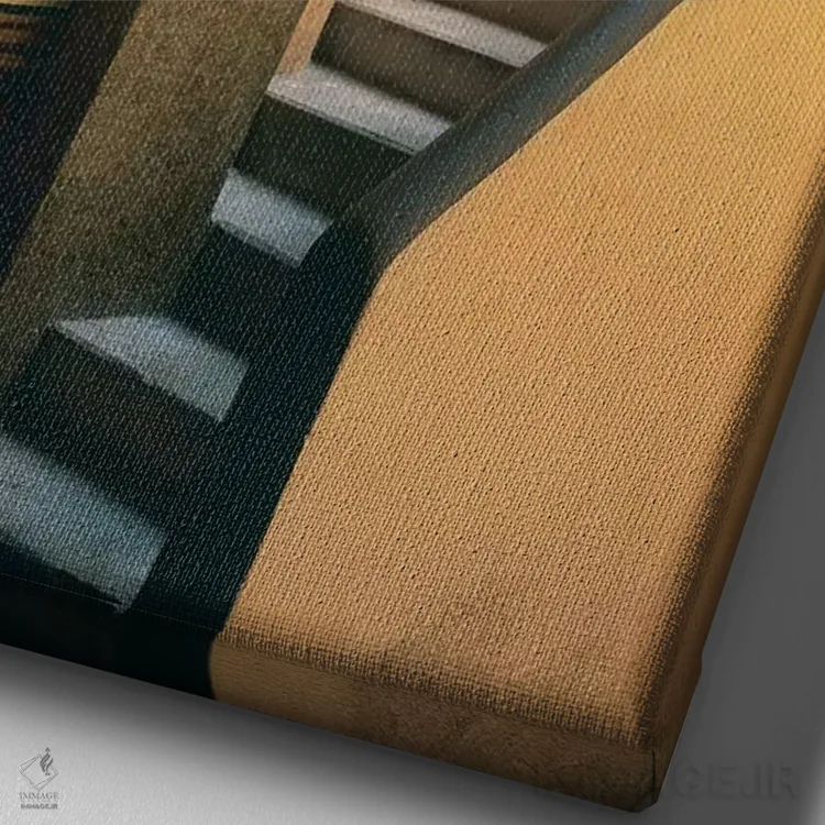 تابلو دکوراتیو Costalegre. Stone stairway of house.,مکزیک، کوستالگره. راه پ… اثر جینز گالری - نمای نزدیک بافت بوم