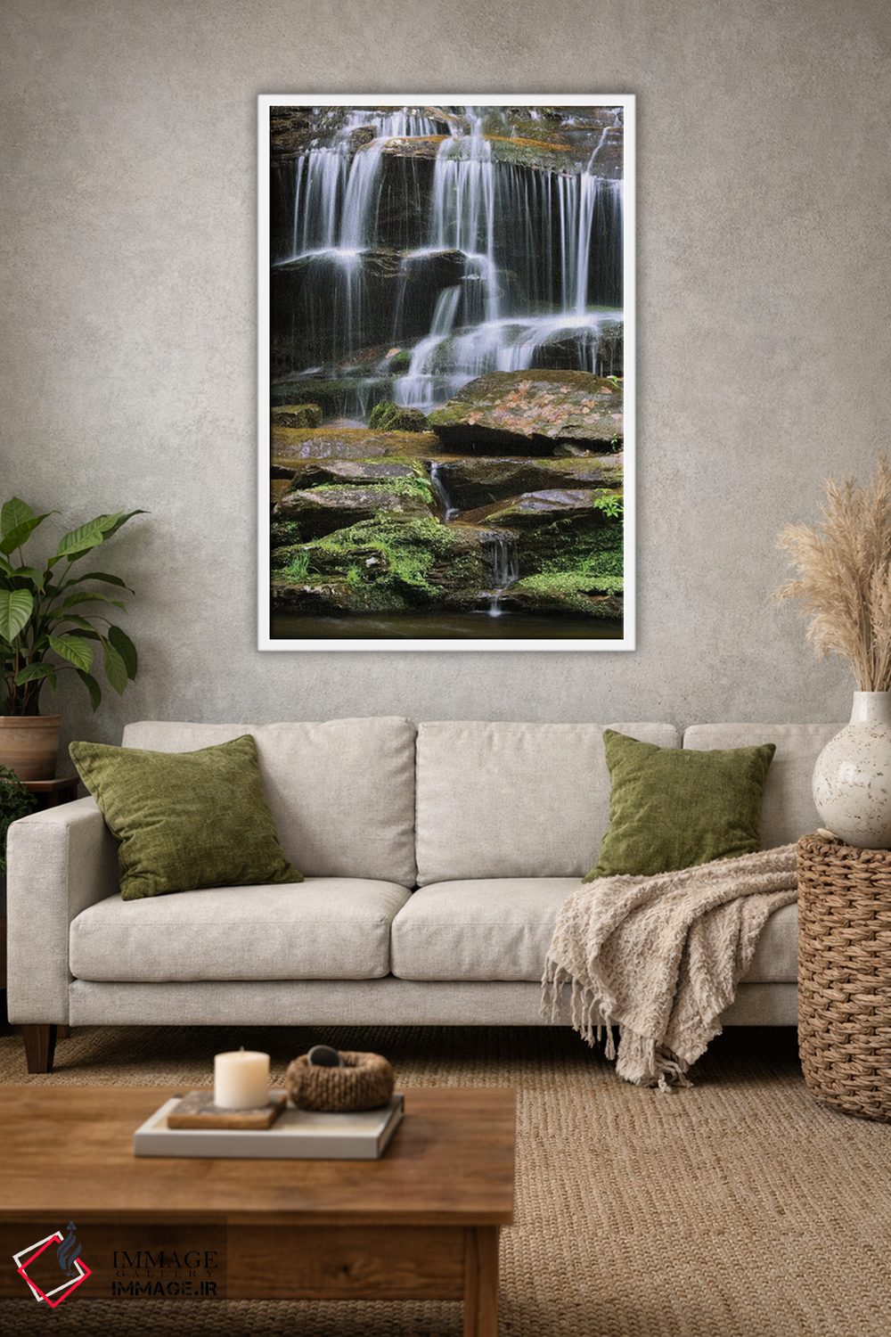 تابلو دکوراتیو آمریکا، تنسی، پارک ملی کوه های گریتموکی. آبشار اثر جینز گالری - D1W