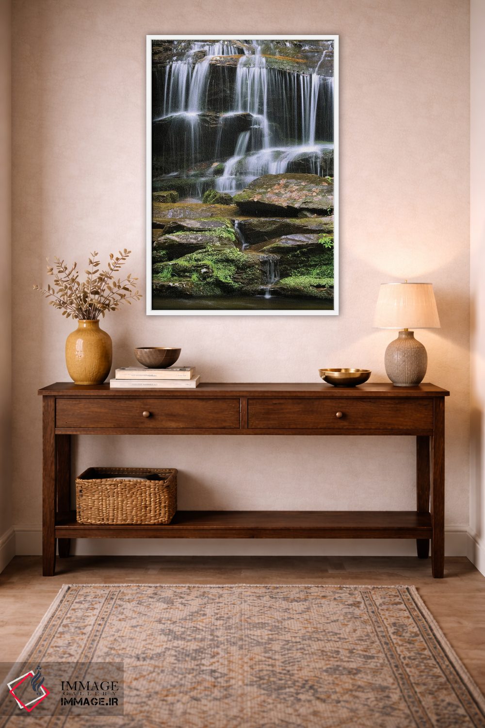 تابلو دکوراتیو آمریکا، تنسی، پارک ملی کوه های گریتموکی. آبشار اثر جینز گالری - D3W