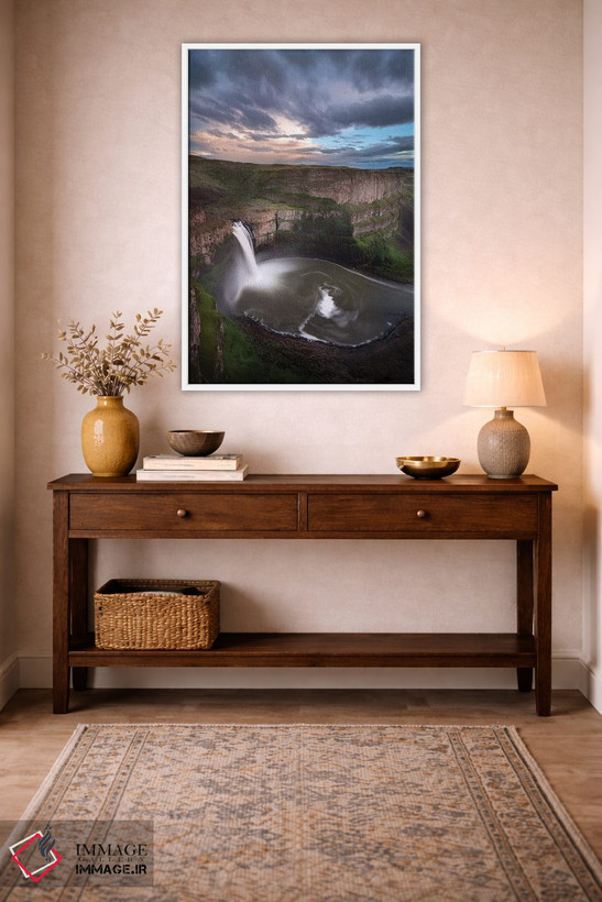 تابلو دکوراتیو Washington State. Palouse Falls at sunset.,ایالات متحده، ایا… اثر جینز گالری - D1W