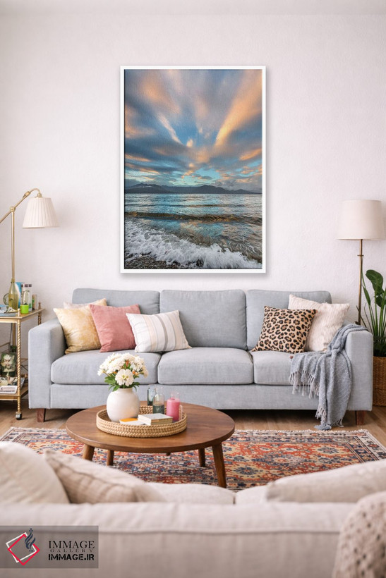 تابلو دکوراتیو Washington State. Seabeck. Sunset over Hood Canal.,ایالات مت… اثر جینز گالری - D1W