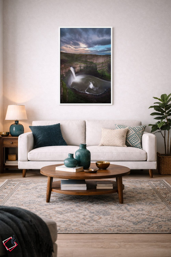 تابلو دکوراتیو Washington State. Palouse Falls at sunset.,ایالات متحده، ایا… اثر جینز گالری - D2W