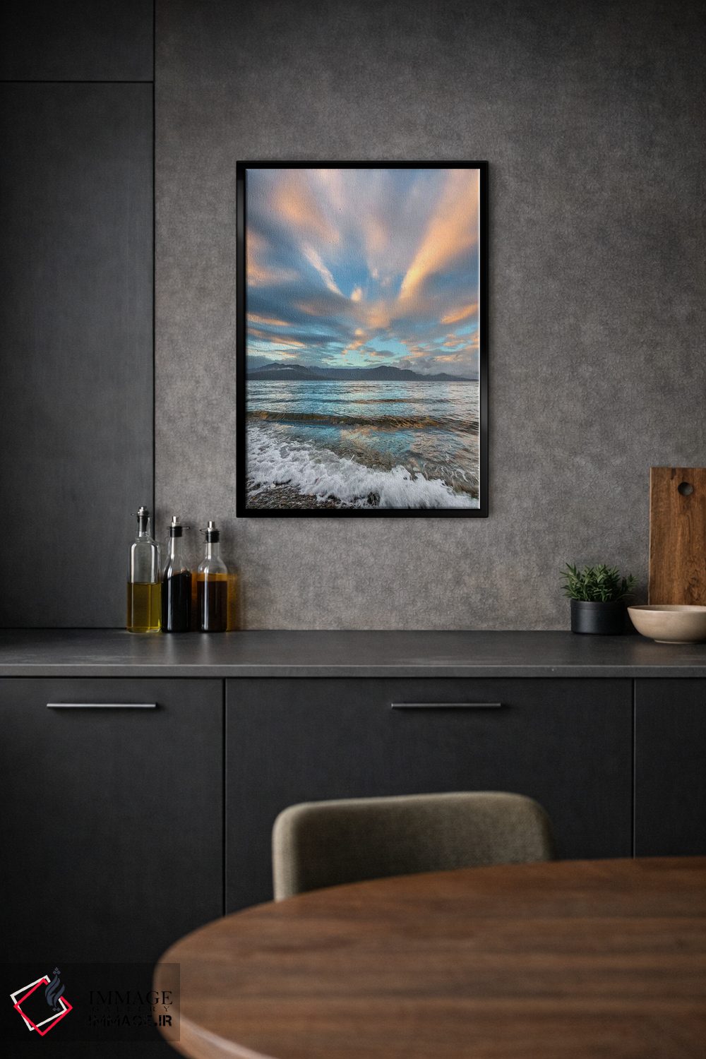 تابلو دکوراتیو Washington State. Seabeck. Sunset over Hood Canal.,ایالات مت… اثر جینز گالری - D2B
