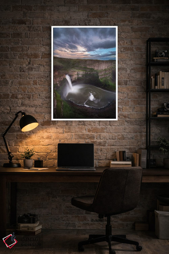 تابلو دکوراتیو Washington State. Palouse Falls at sunset.,ایالات متحده، ایا… اثر جینز گالری - D3W