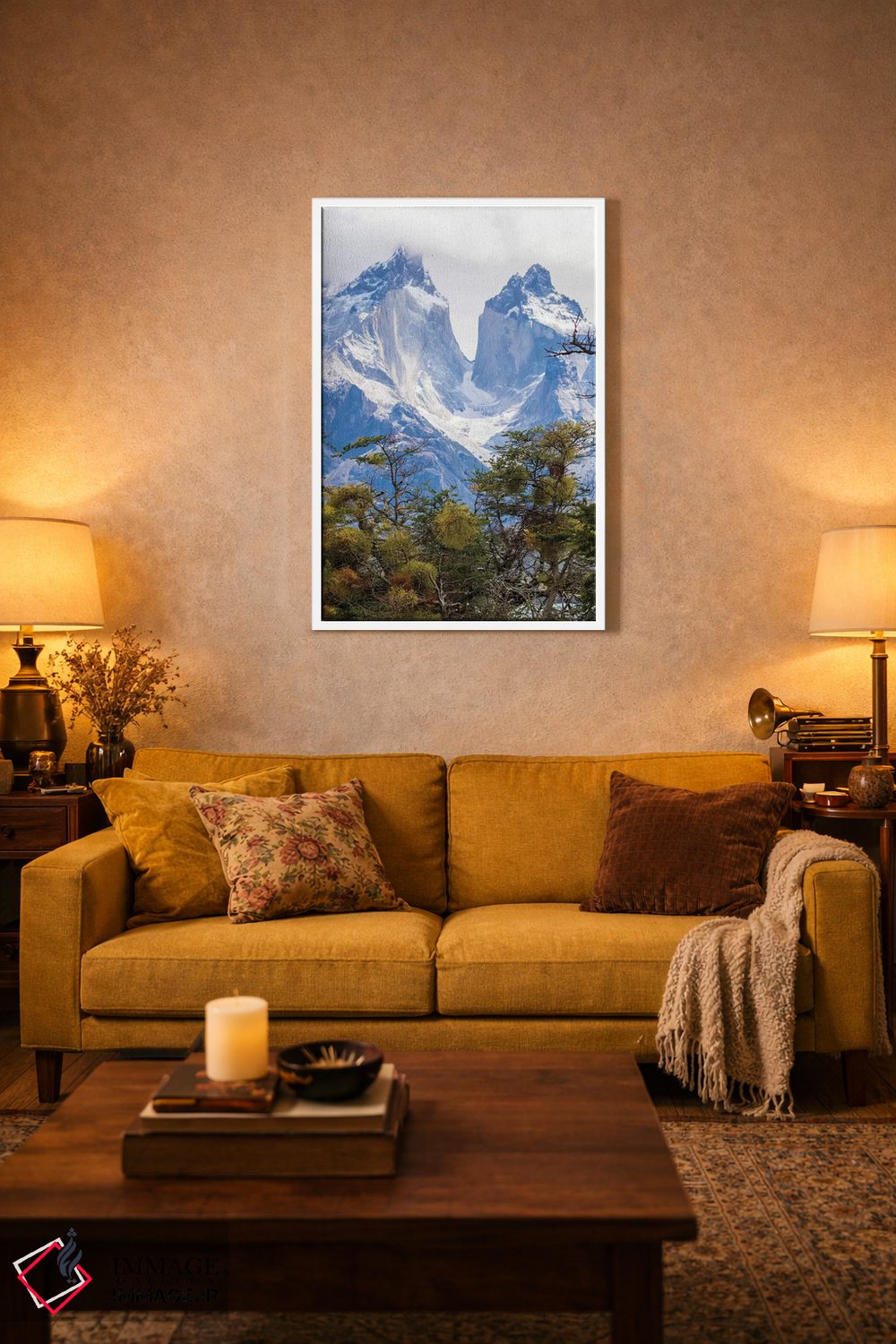 تابلو دکوراتیو Patagonia. The Horns mountains II,شیلی، پاتاگونیا. کوه های ه… اثر جینز گالری - D2W