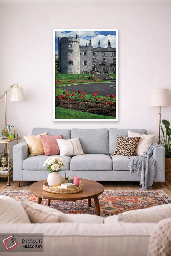 تابلو دکوراتیو Kilkenny. View Of Kilkenny Castle.,ایرلند، کیلکنی. نمای قلعه… اثر جینز گالری - D1W