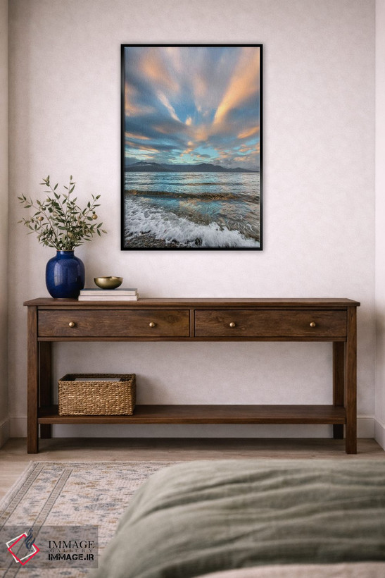 تابلو دکوراتیو Washington State. Seabeck. Sunset over Hood Canal.,ایالات مت… اثر جینز گالری - D5B