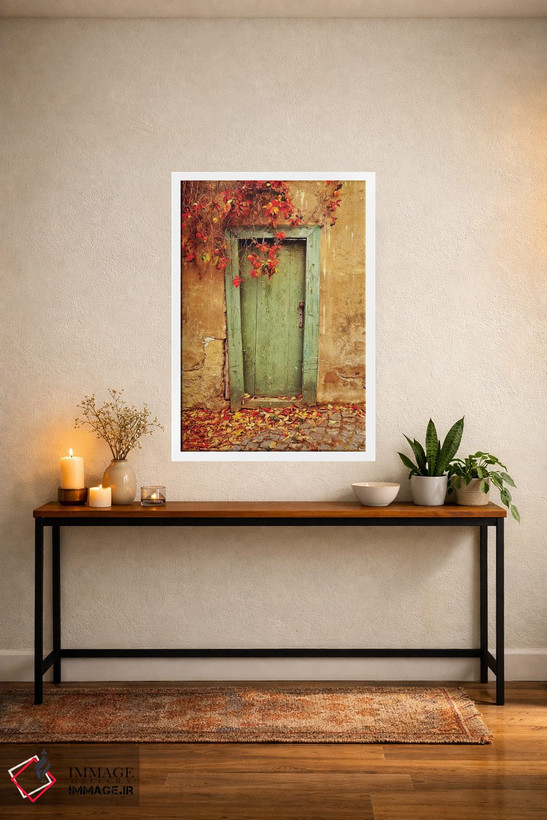 تابلو دکوراتیو Prague. Weathered door.,جمهوری چک، پراگ. در کهنه و فرسوده اثر جینز گالری - D3W
