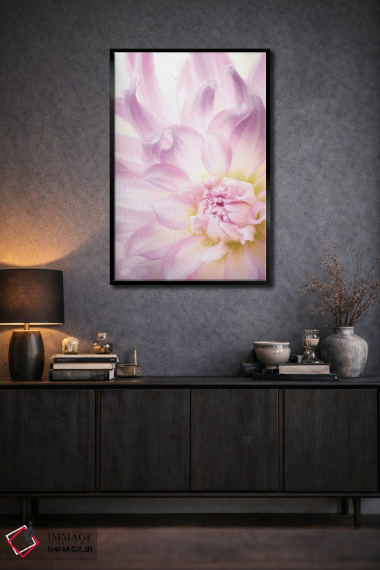 تابلو دکوراتیو Washington State, Seabeck. Dahlia blossom close-up I,ایالات… اثر جینز گالری - D2B