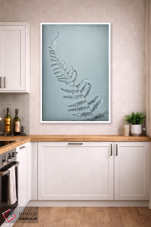 تابلو دکوراتیو آمریکا، ایالت واشنگتن، سی بک. طرح انتزاعی سرخس کوهی اثر جینز گالری - D6W