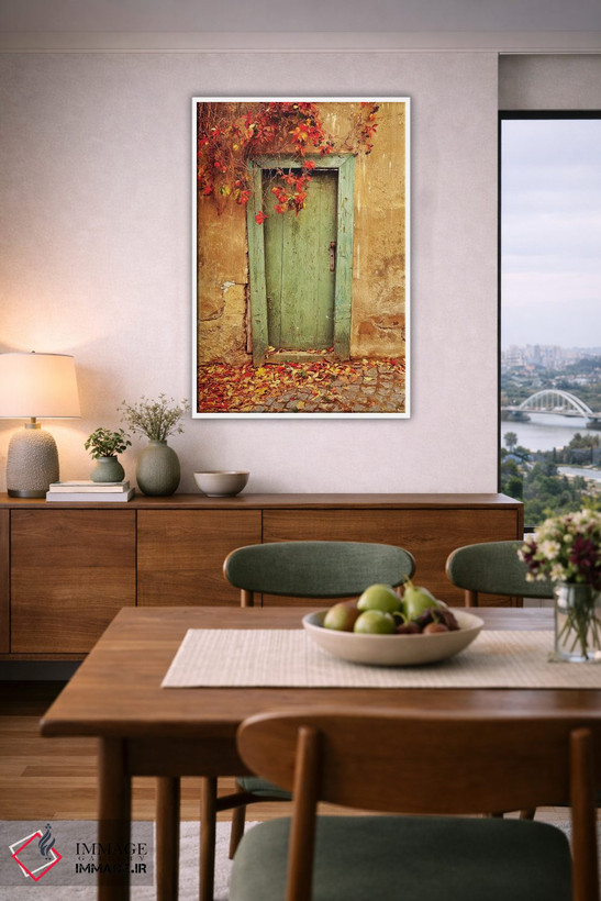 تابلو دکوراتیو Prague. Weathered door.,جمهوری چک، پراگ. در کهنه و فرسوده اثر جینز گالری - D6W