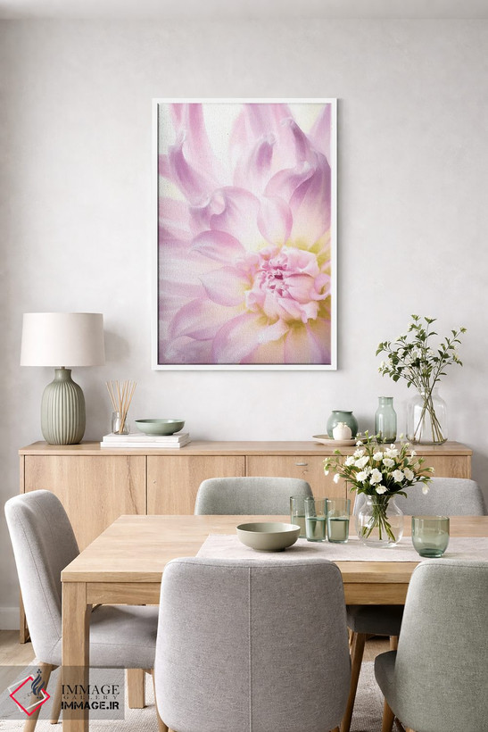 تابلو دکوراتیو Washington State, Seabeck. Dahlia blossom close-up I,ایالات… اثر جینز گالری - D6W