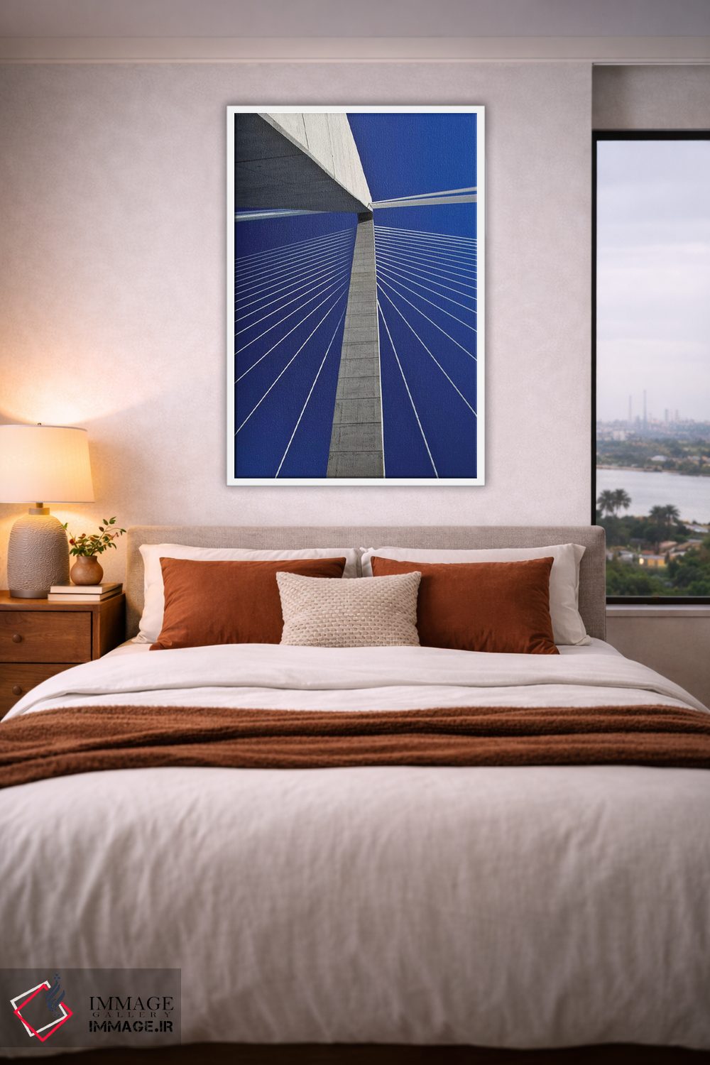 تابلو دکوراتیو South Carolina, Charleston. Looking up at Arthur Ravenel Jr.… اثر جینز گالری - D3W