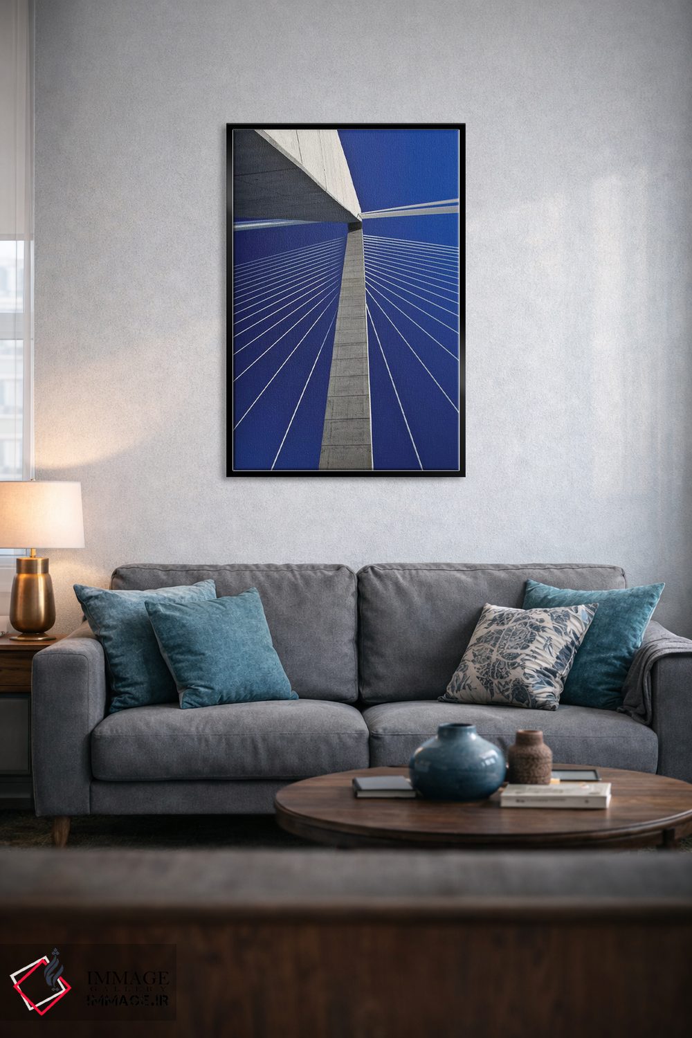 تابلو دکوراتیو South Carolina, Charleston. Looking up at Arthur Ravenel Jr.… اثر جینز گالری - D5B