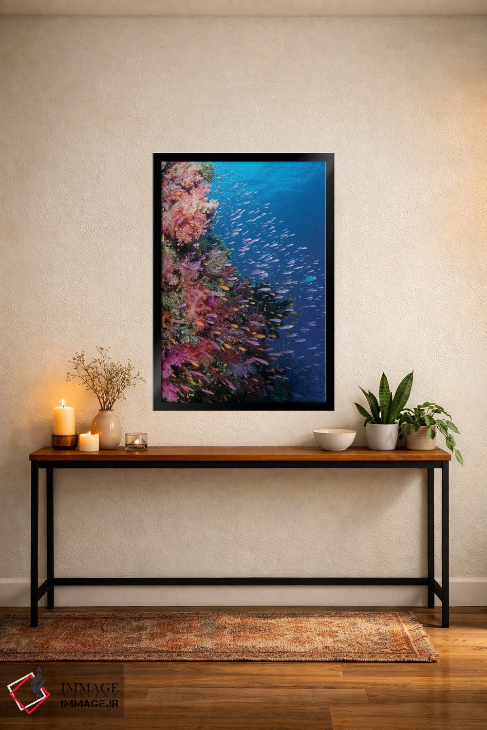 تابلو دکوراتیو فیجی. صخره مرجانی با آنتیاس III اثر جینز گالری - D4B