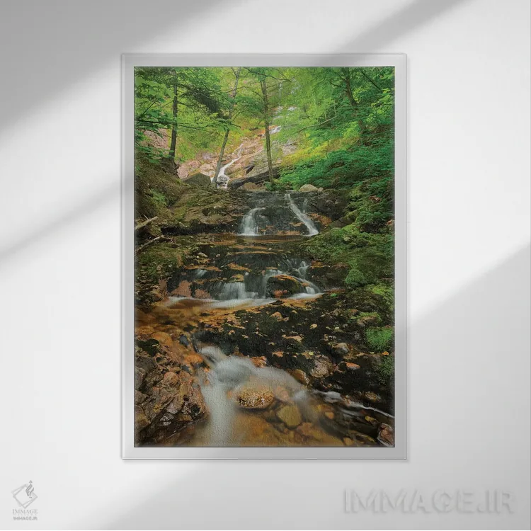 تابلو دکوراتیو Nova Scotia, Cape Breton Highlands National Park. Beulach Ba… اثر جینز گالری - نمای قابدار سفید