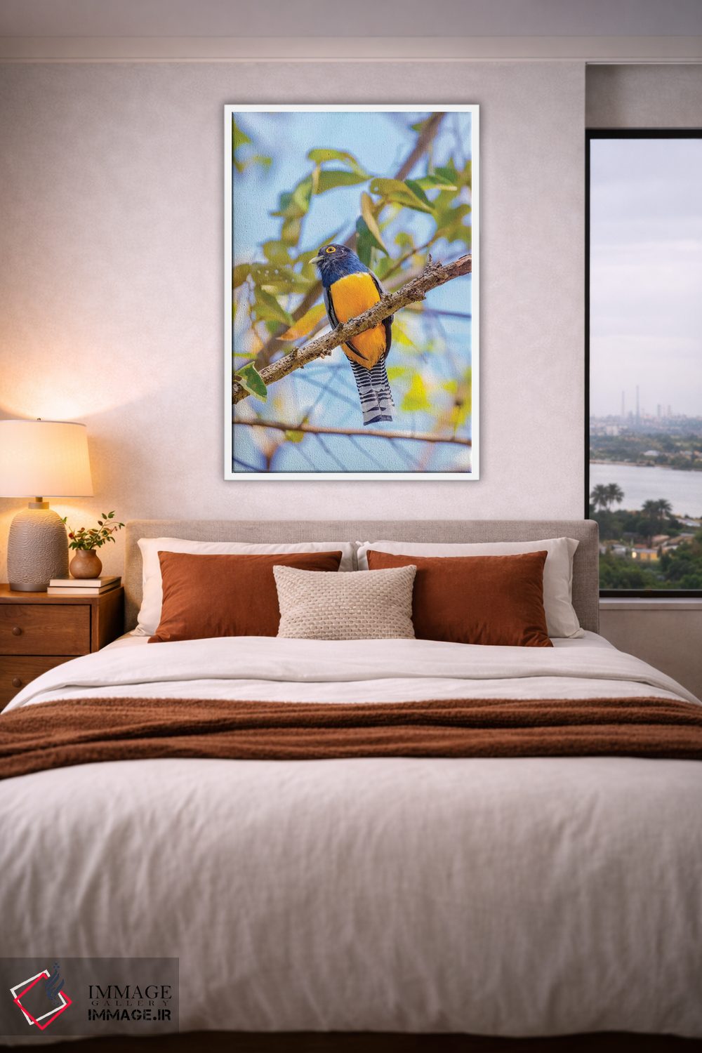 تابلو دکوراتیو Costa Rica. Male gartered trogon.,آمریکای مرکزی، کاستاریکا.… اثر جینز گالری - D4W