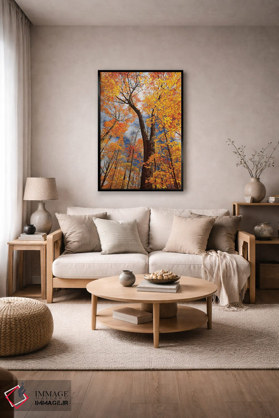 تابلو دکوراتیو Ontario, Fairbank Provincial Park. Sugar maple trees in autu… اثر جینز گالری - D6B