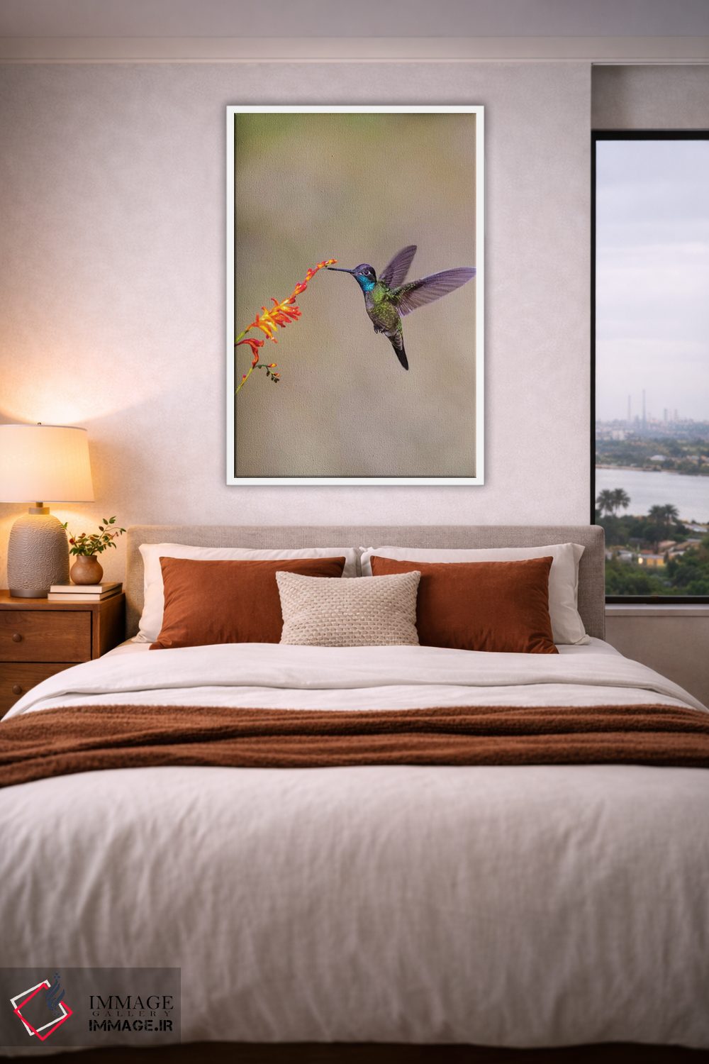 تابلو دکوراتیو Costa Rica. Male talamanca hummingbird feeding.,آمریکای مرکز… اثر جینز گالری - D2W