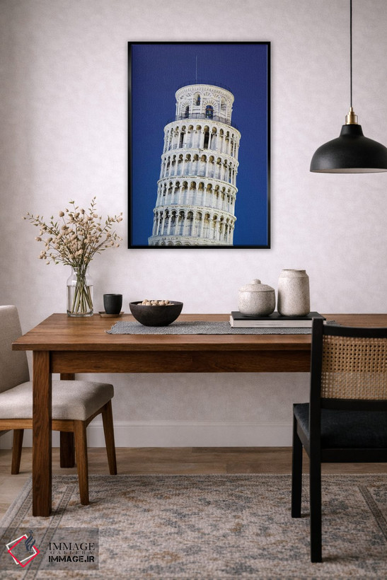 تابلو دکوراتیو Pisa. Close-up of Leaning Tower,ایتالیا، پیزا. نمای نزدیک از… اثر جینز گالری - D4B