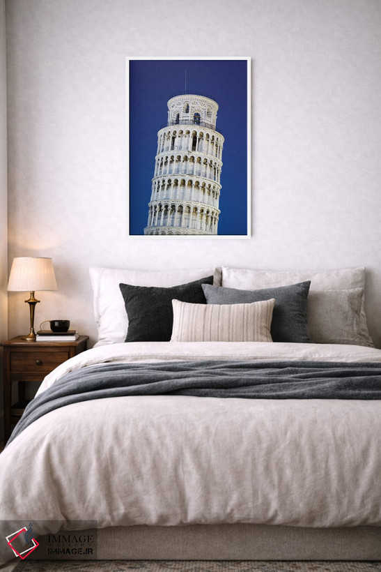 تابلو دکوراتیو Pisa. Close-up of Leaning Tower,ایتالیا، پیزا. نمای نزدیک از… اثر جینز گالری - D5W