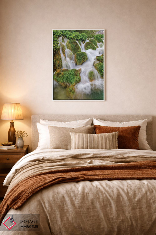 تابلو دکوراتیو کرواسی. آبشارهای پارک ملی پلیتویک اثر جینز گالری - D5W