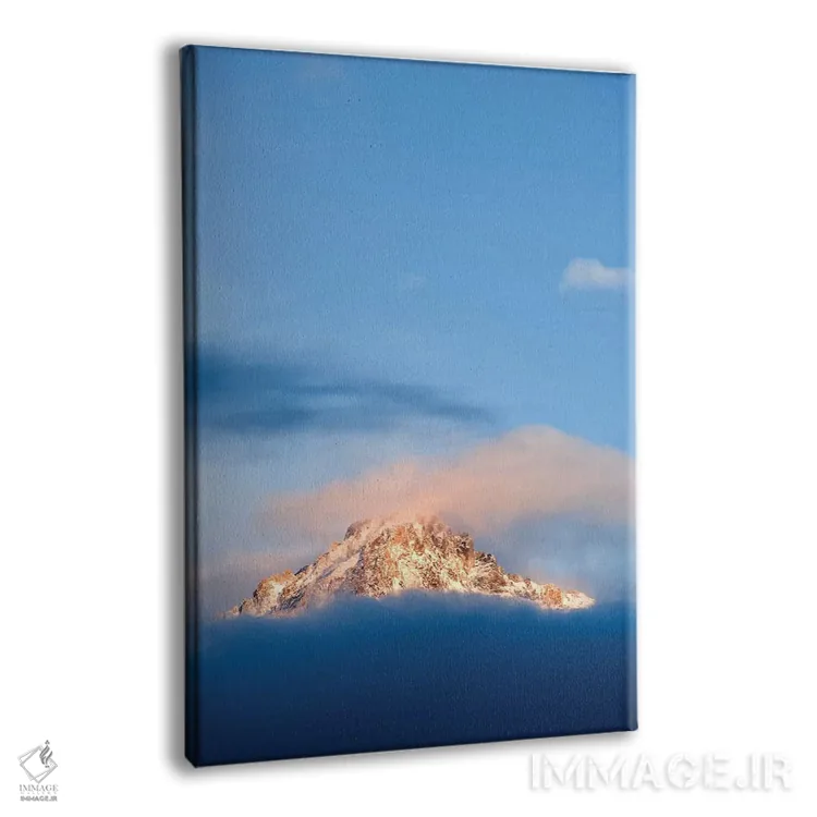 تابلو دکوراتیو Idaho, Sawtooth Range. Sunlit mountain and clouds.,آمریکا، آ… اثر جینز گالری - نمای پرسپکتیو محصول