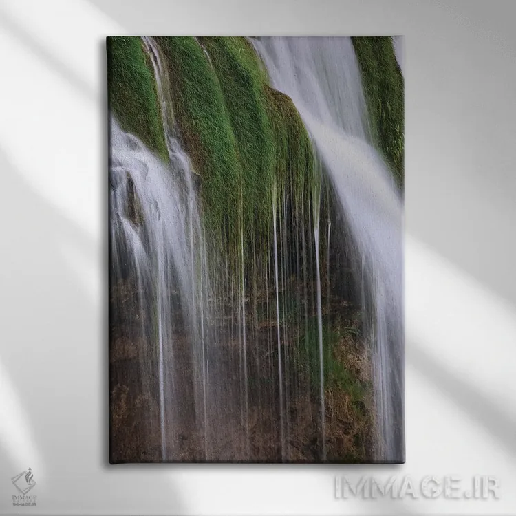 تابلو دکوراتیو Idaho, Caribou National Forest. Fall Creek Waterfalls scenic… اثر جینز گالری - نمای روبهرو روی دیوار