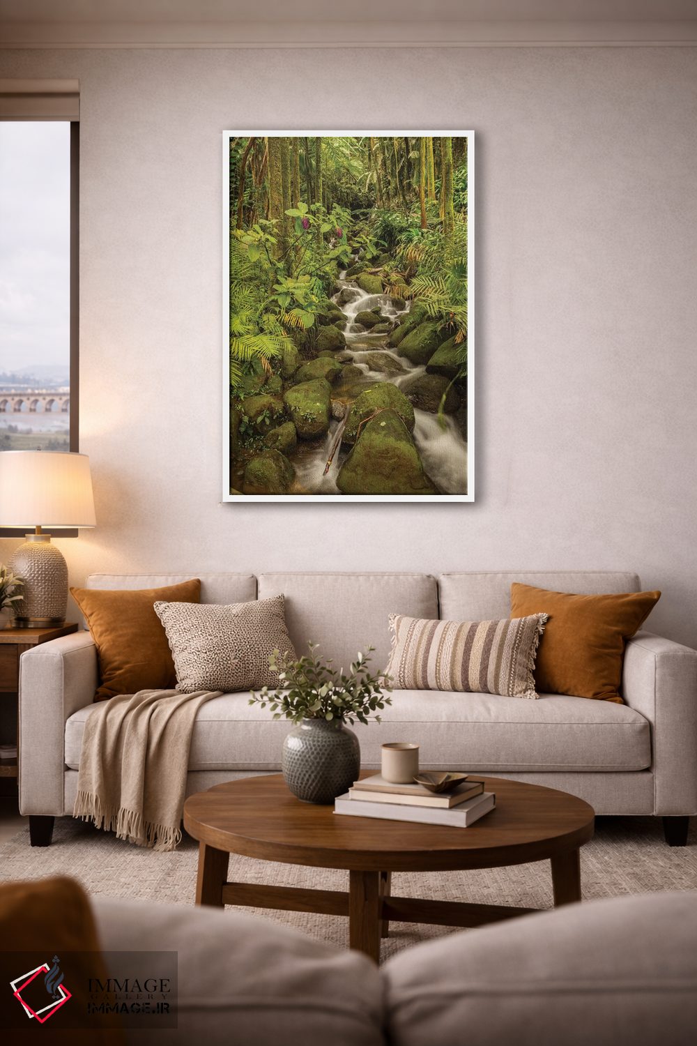 تابلو دکوراتیو Hawaii, Hawaii Tropical Botanical Garden. Tropical stream ca… اثر جینز گالری - D2W