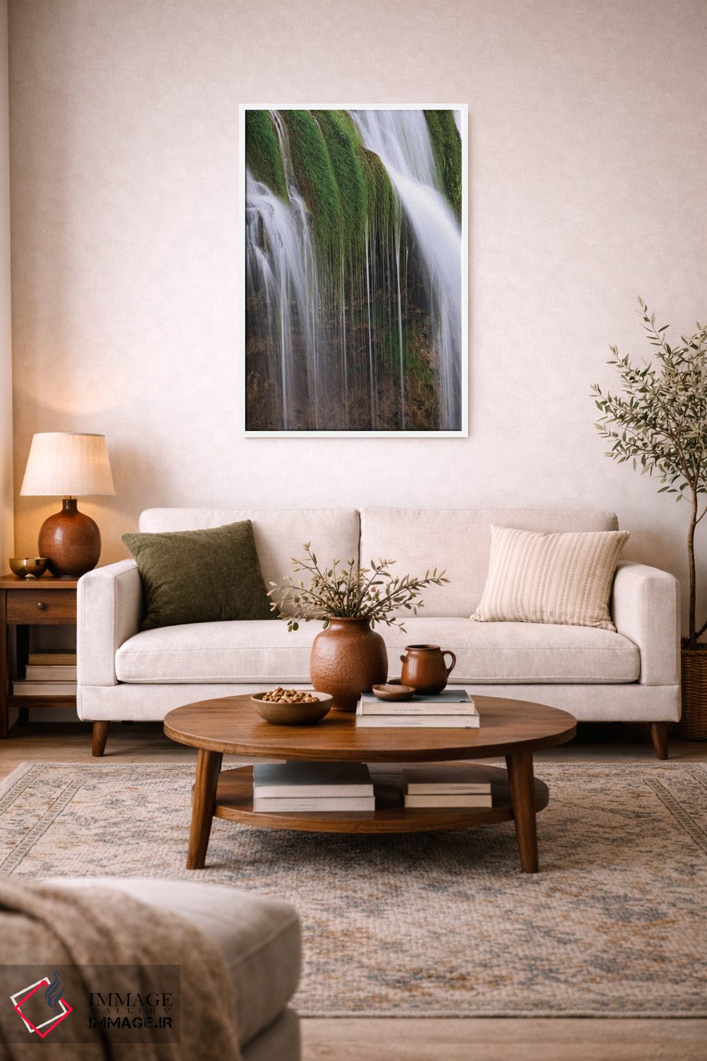 تابلو دکوراتیو Idaho, Caribou National Forest. Fall Creek Waterfalls scenic… اثر جینز گالری - D2W