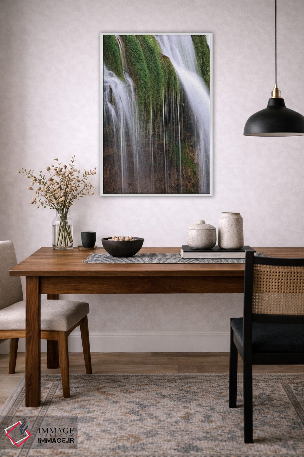 تابلو دکوراتیو Idaho, Caribou National Forest. Fall Creek Waterfalls scenic… اثر جینز گالری - D3W