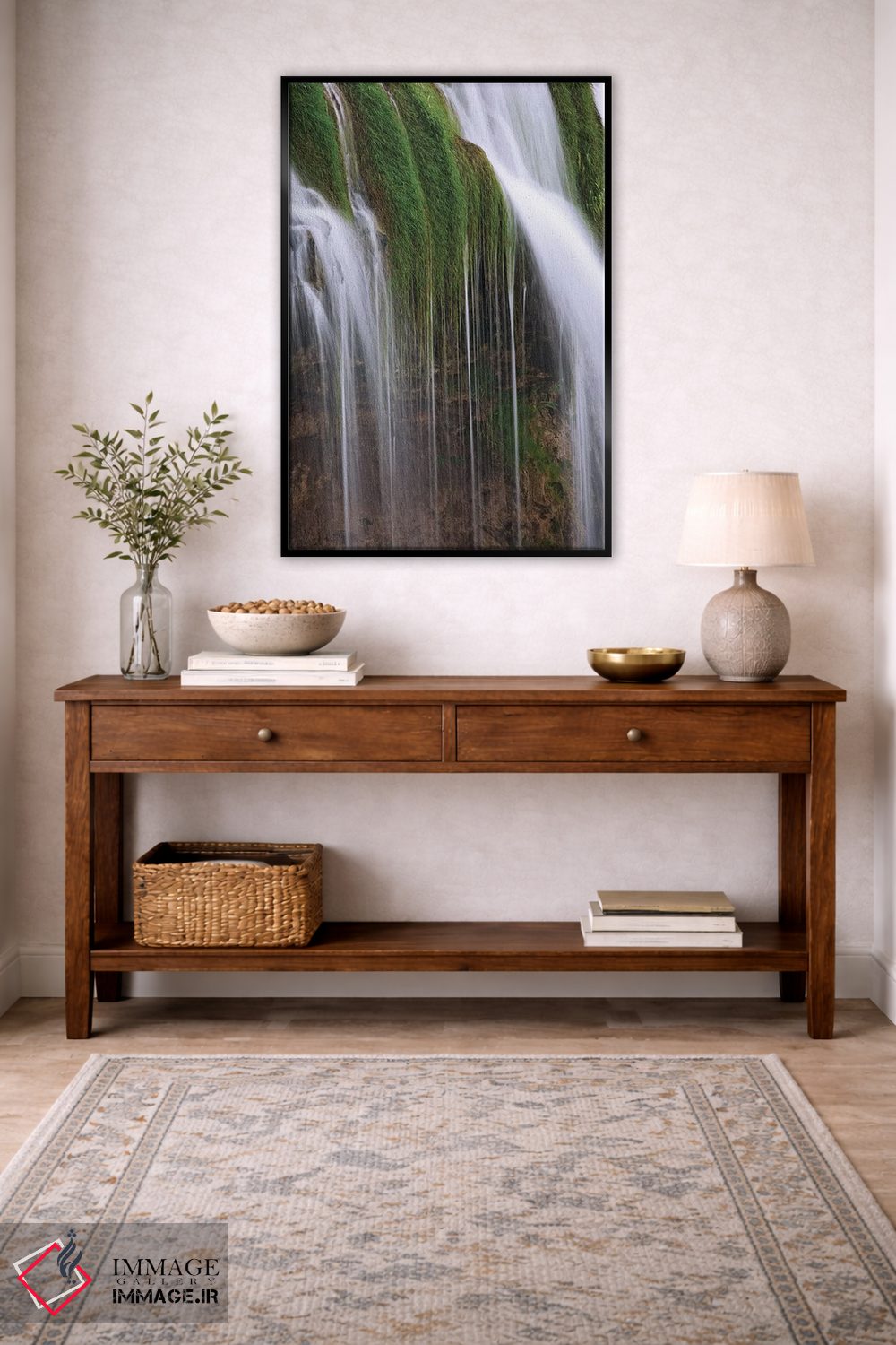 تابلو دکوراتیو Idaho, Caribou National Forest. Fall Creek Waterfalls scenic… اثر جینز گالری - D5B