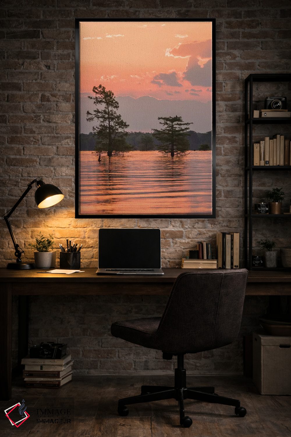 تابلو دکوراتیو Louisiana, Atchafalaya National Wildlife Refuge. Sunrise on… اثر جینز گالری - D4B