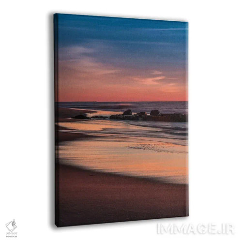 تابلو دکوراتیو New Jersey, Cape May National Seashore. Sunrise on winter sh… اثر جینز گالری - نمای پرسپکتیو محصول